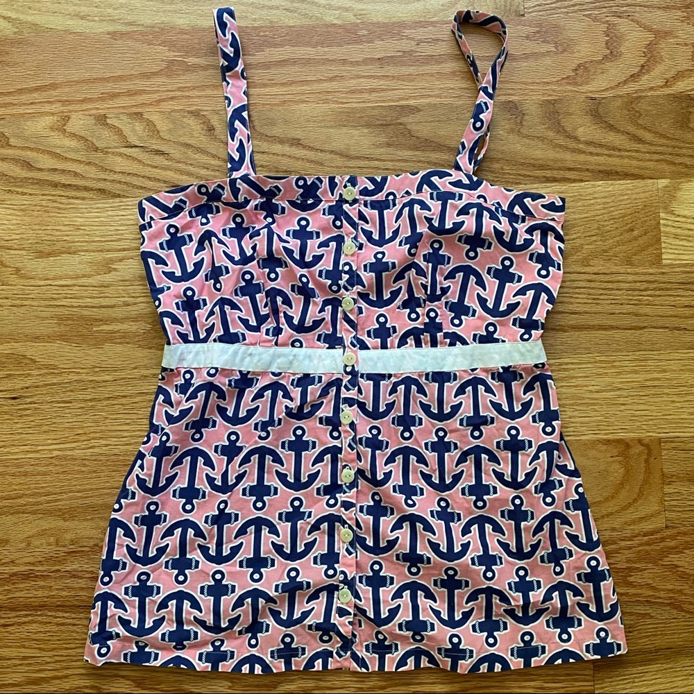 Vineyard Vines Anchor Tank Top - Sz 6, EUC!